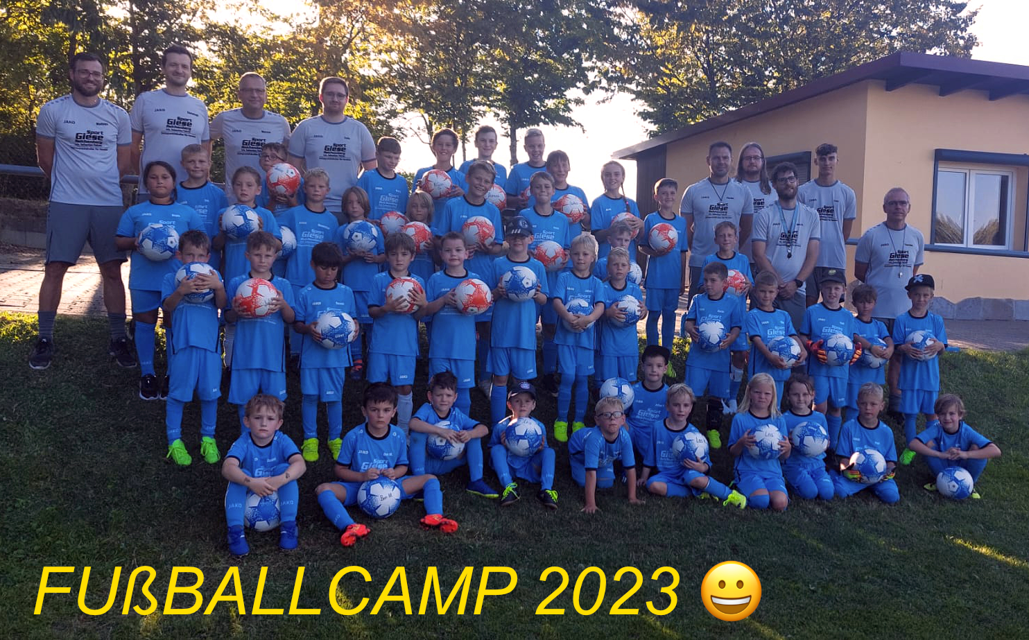 Die Kinder vom FussballCamp 2023