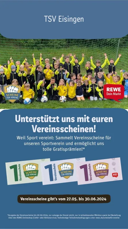 Endspurt - Unterstützt den TSV Eisingen
