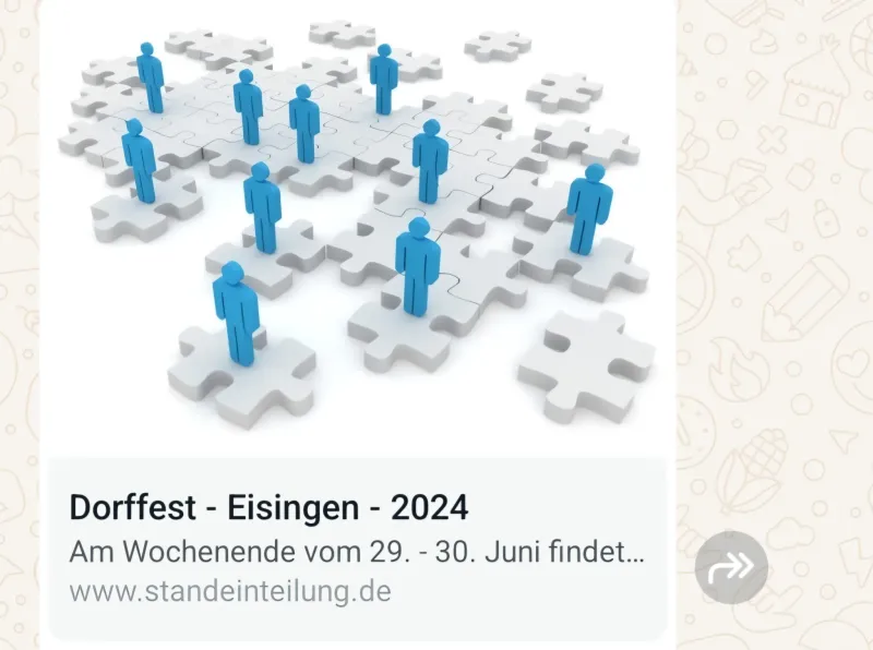 Helfer gesucht - Dorffest am 29./30.06.24