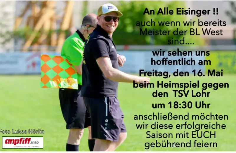 Finales Heimspiel gegen Lohr