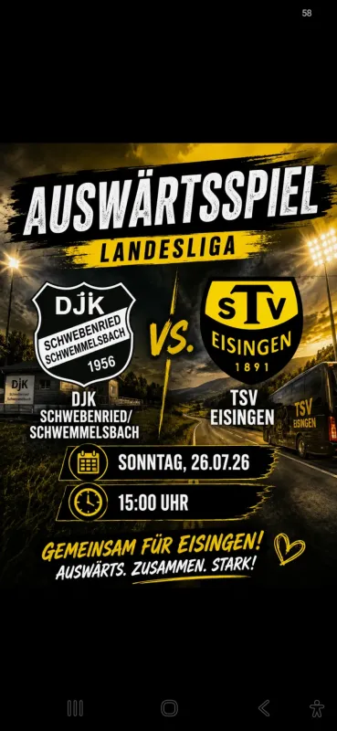 Landesliga DJK Schwebenried/Schwemmelsbach - TSV Eisingen