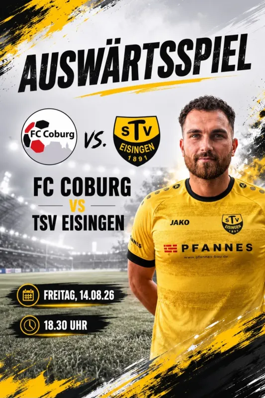 Auswärtsspiel beim FC Coburg