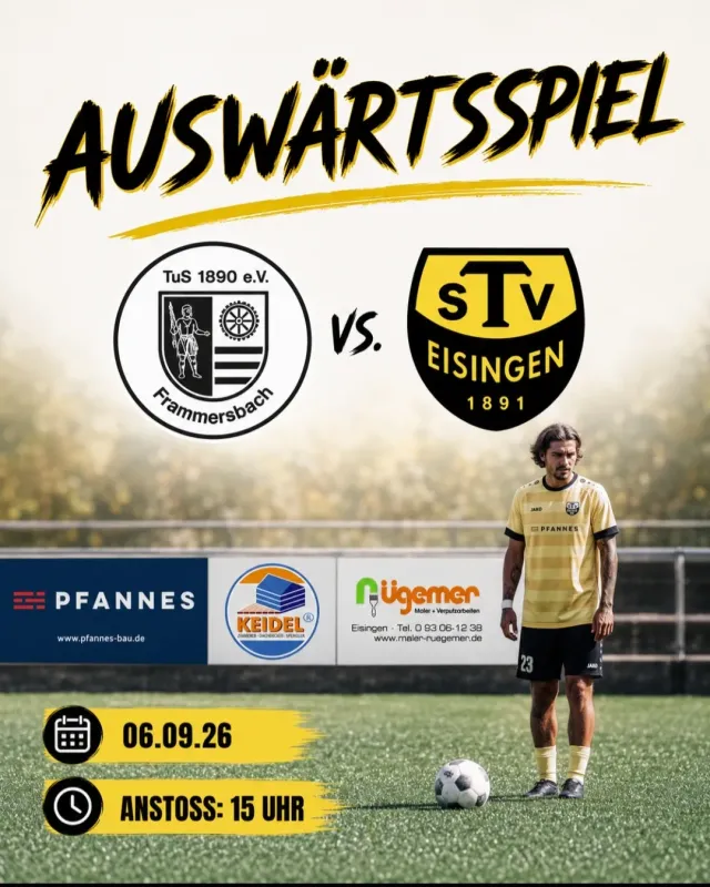 Auswärtsspiel der 1. Mannschaft
