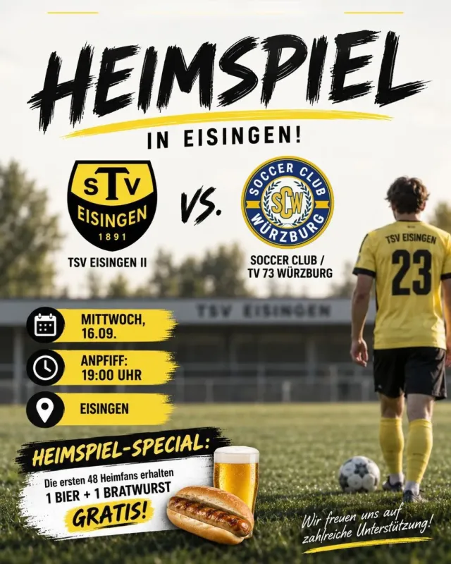 Heimspiel unserer 2. Mannschaft