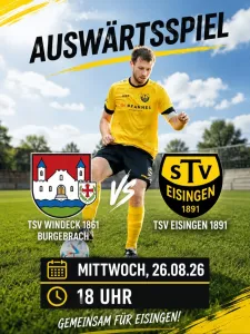 Landesliga Nordwest - Auswärtsspiel 1. Mannschaft