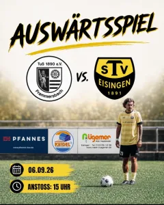 Auswärtsspiel der 1. Mannschaft